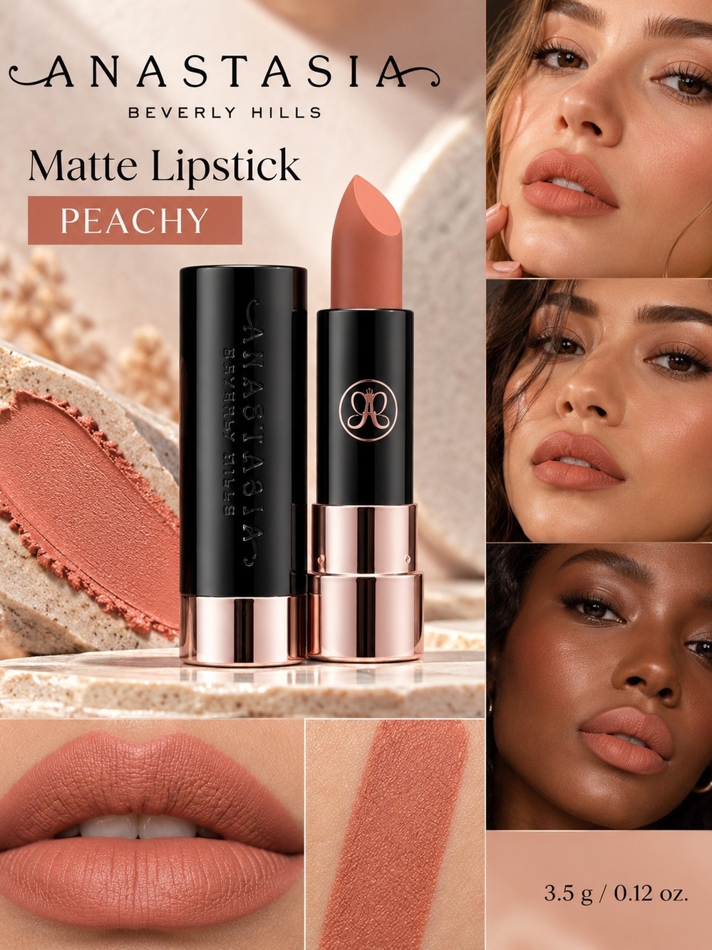 Anastasia Beverly Hills Matte Lipstick – Peachy